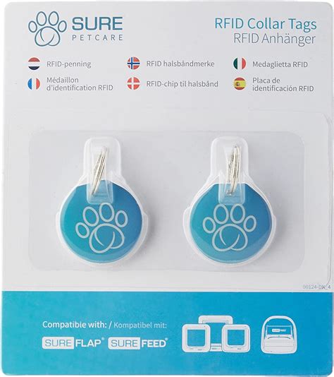 sureflap sure petcare surefeed pack of two rfid collar tags|sureflap tunnel extenders.